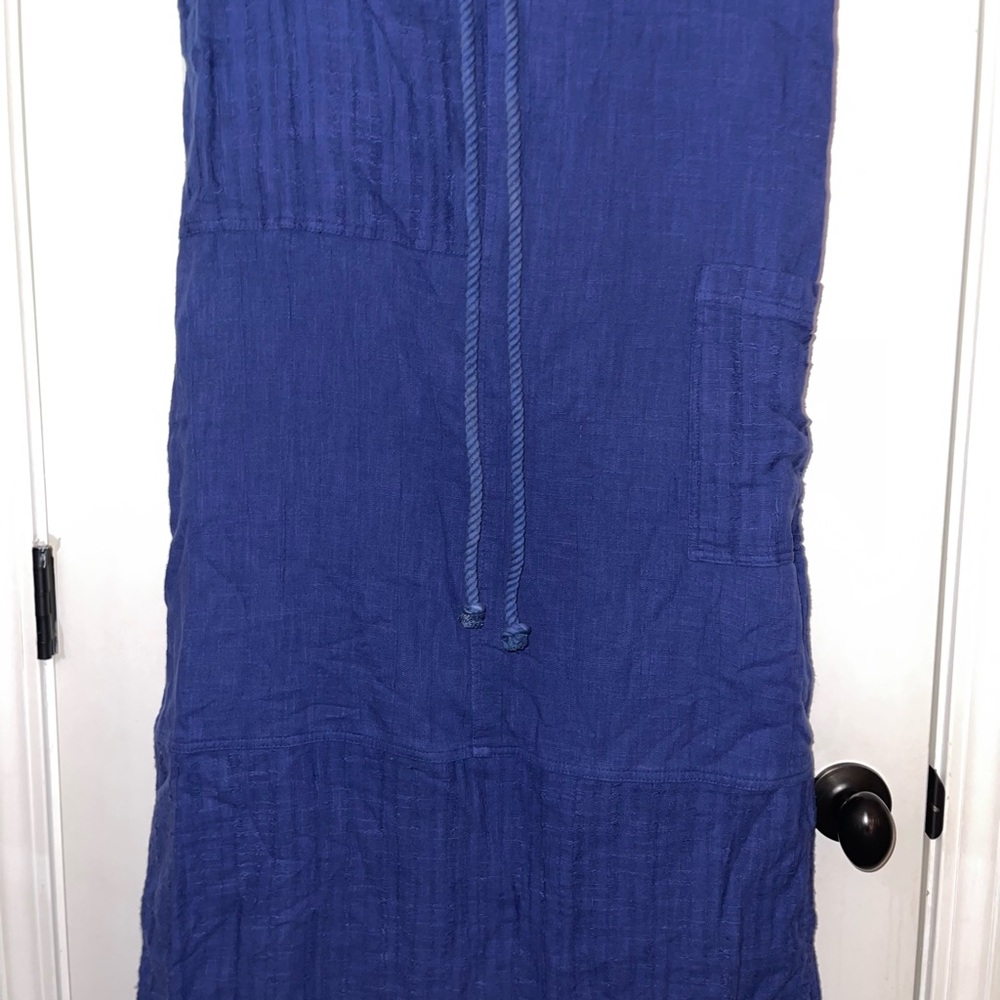 Free People Blue Maxi Skirt